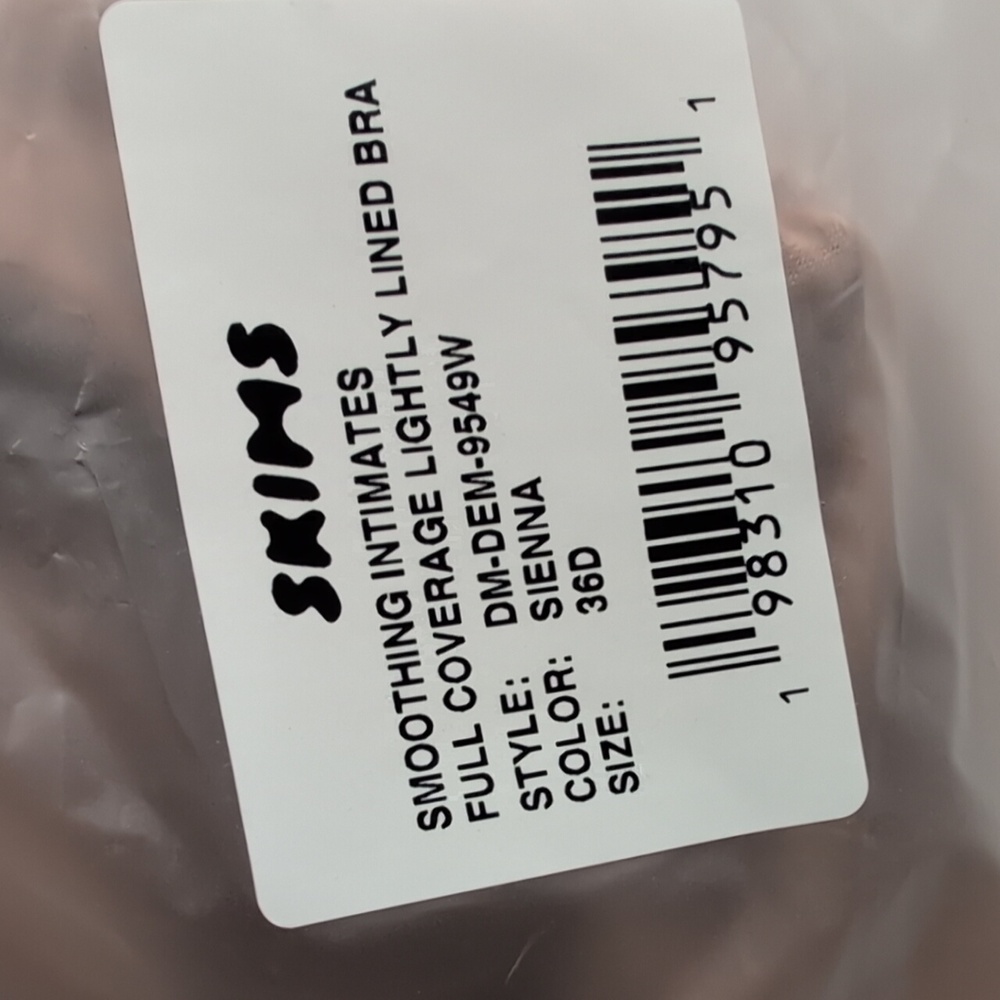 SKIMS Smoothing Intimates Full Coverage Lightly Lined Bra in Sienna - Picture 8 of 8